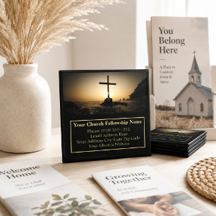 Visitenkarte des Pastors der Sunset Cross Church Magnet