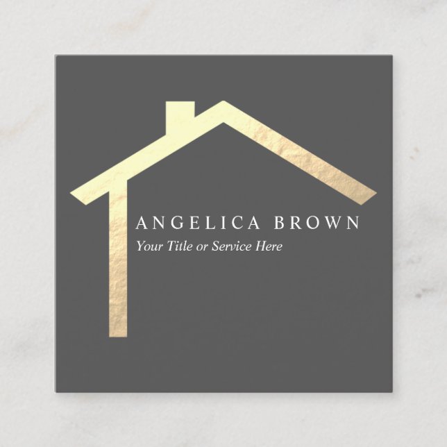 Visitenkarte des realen Anwesens (Vorderseite)