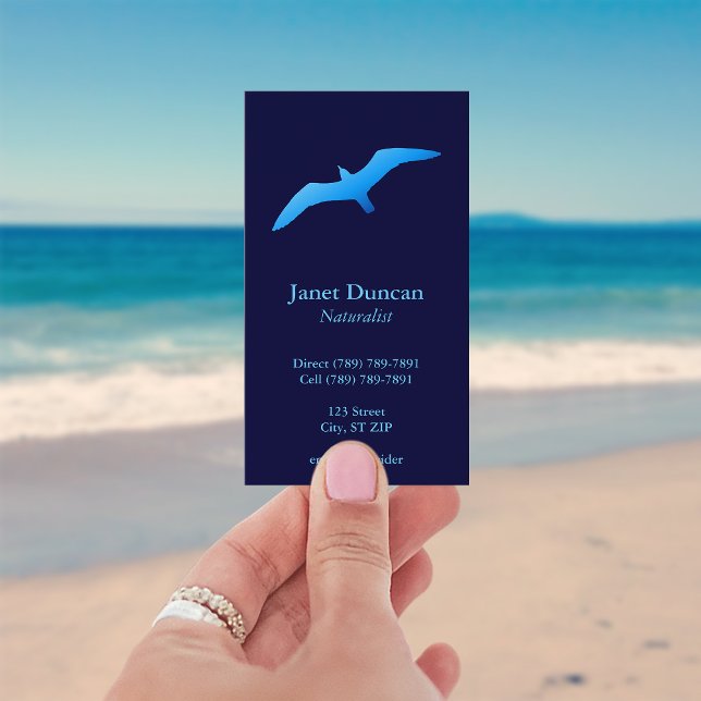 Visitenkarte des Rumpfes (Modern Minimalist Bird Business Cards)