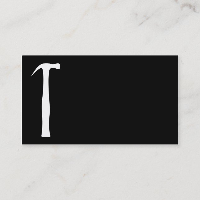 Visitenkarte des Tischler-7 (Vorderseite)