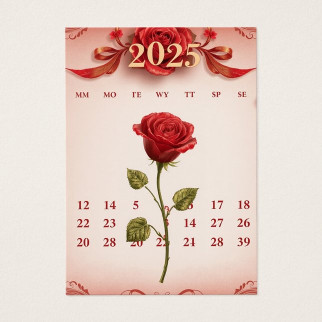 Visitenkarte-Design-Karte Stilkarte im neuen Jahr (Vorderseite)