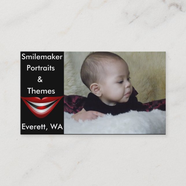 Visitenkarte, die Sie machen Visitenkarte (Vorderseite)