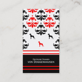 Visitenkarte Dogge