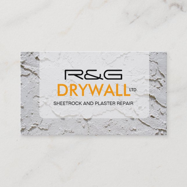 VISITENKARTE DRYWALL COMPANY (Vorderseite)
