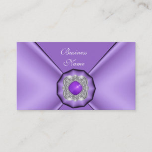 Visitenkarte Elegant Mauve Lila Juwel