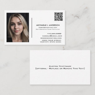 Visitenkarte erstellen - Personalisierte Fotokarte
