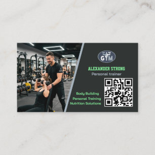 Visitenkarte Fitness-Trainer Körperbildung Fitness