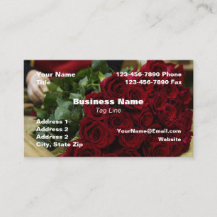 Visitenkarte Florist Theme HAMbyWhiteGlove 