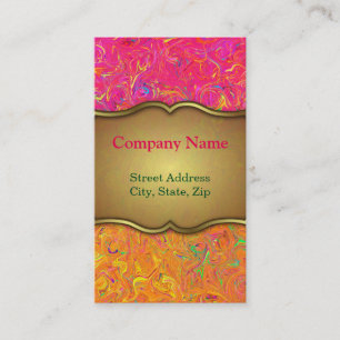 Visitenkarte-Flüssigkeits-Farben Visitenkarte