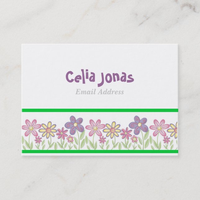 Visitenkarte für Adorable Girls (Vorderseite)