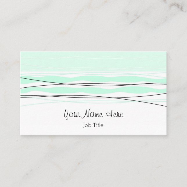 Visitenkarte für atlantische Streifen (Vorderseite)