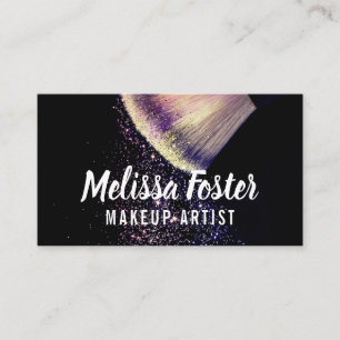 Visitenkarte für benutzerdefinierte Makeup-Künst