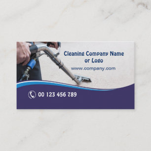 Visitenkarte für Carpet Cleaning Company