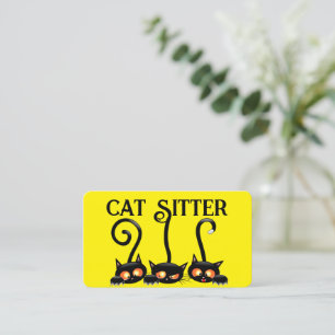 Visitenkarte für Cat Sitter