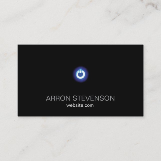 Visitenkarte für Computerreparaturtechniker (Vorderseite)