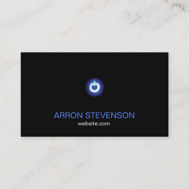 Visitenkarte für Computerreparaturtechniker (Vorderseite)