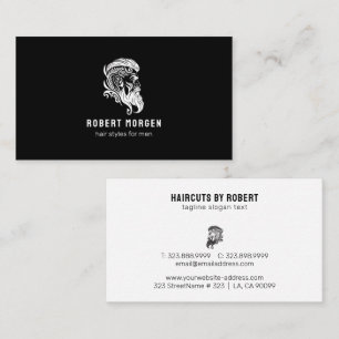 Visitenkarte für das Logo des Mannes