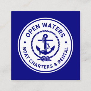 Visitenkarte für das Logo "Nautic Marina Boat Char