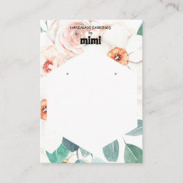 Visitenkarte für den Blumenohrbereich