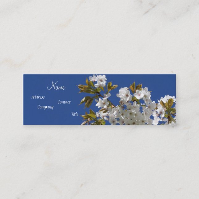 Visitenkarte für den Hochzeitsberater (Vorderseite)