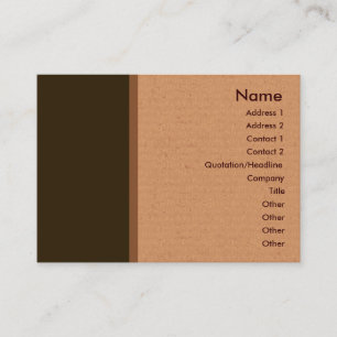 Visitenkarte für den Übersetzungsdienst