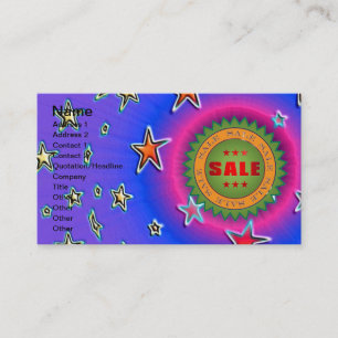 Visitenkarte für den Verkauf