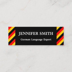 Visitenkarte für deutsche Sprachexperten