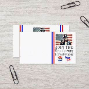 Visitenkarte für die Demokratische Revolution