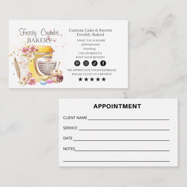 Visitenkarte für die Visitenkarte der Visitenkarte (Vorne/Hinten)