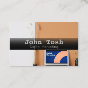 Visitenkarte für digitales Marketing