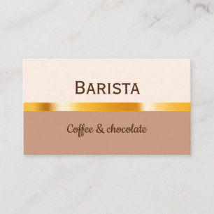Visitenkarte für ein Café oder ein Café.
