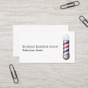 Visitenkarte für einen Friseursalon