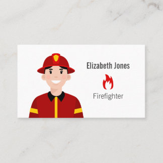 Visitenkarte für Feuerwehrleute