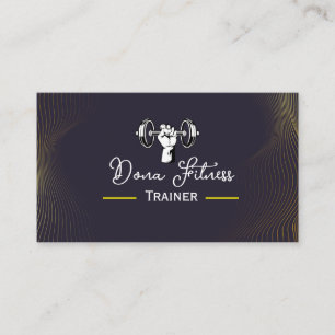 Visitenkarte für Fitness-Trainer 