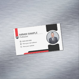 Visitenkarte für Foto-Editing Magnetische Visitenkarte