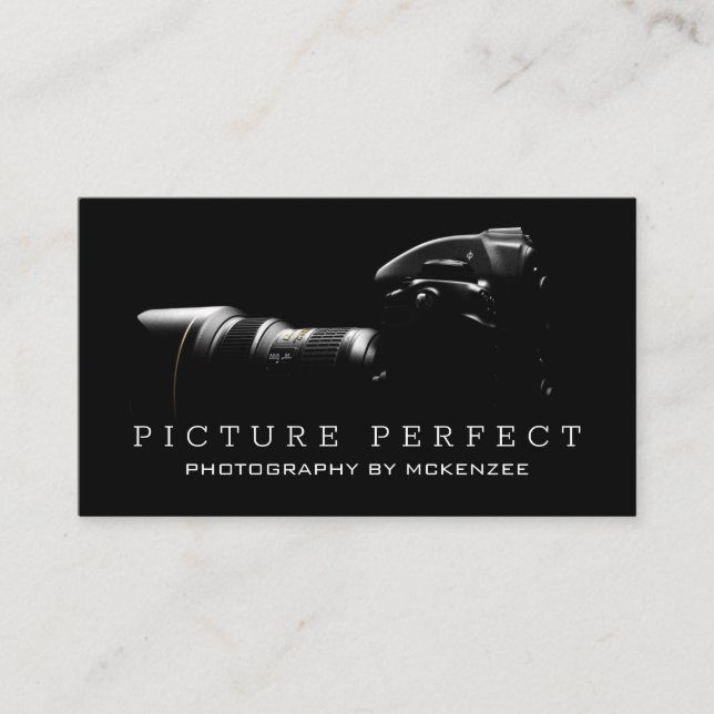 Visitenkarte für Fotografen (Vorderseite)