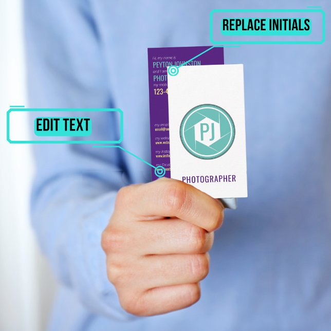 Visitenkarte für Fotografen (Please enjoy our business card)