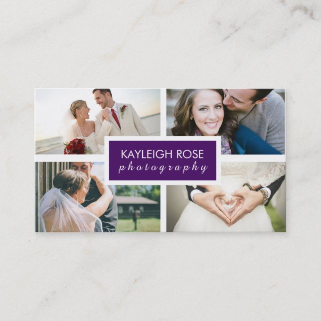 Visitenkarte für Fotografie (Vorderseite)