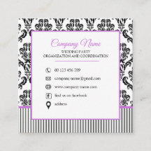 Visitenkarte für Hochzeitsplaner