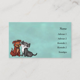 Visitenkarte für Kinder und Welpen