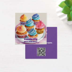 Visitenkarte für Kuchen oder Backwaren