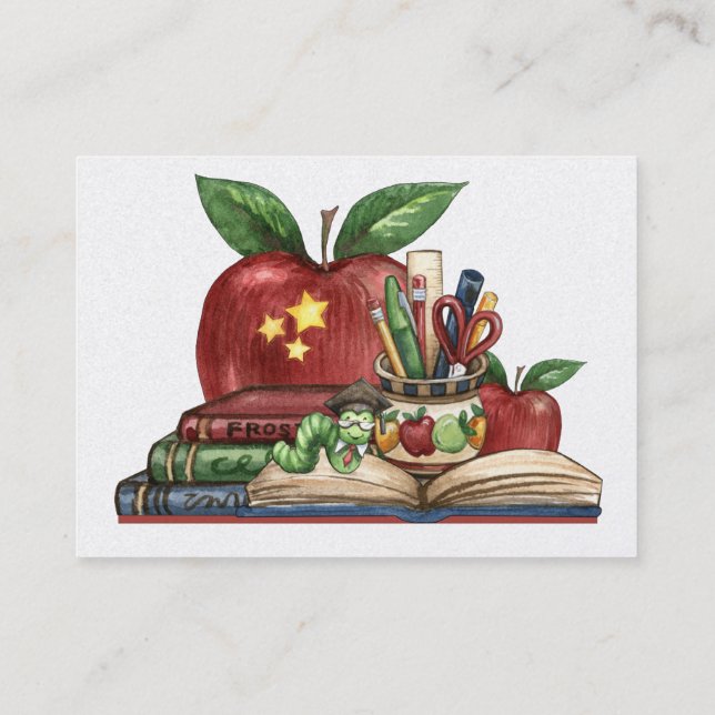 Visitenkarte für Lehrkräfte durch SRF (Rückseite)