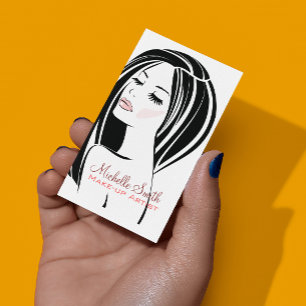 Visitenkarte für Makeup-Künstlerin