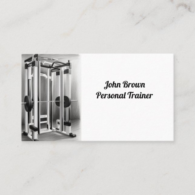 Visitenkarte für Maschinen (Vorderseite)