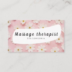 Visitenkarte für Massagetherapeuten