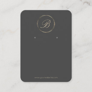 Visitenkarte für Minimalistische Monogramm-Ohranz