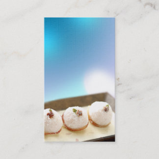 Visitenkarte für Nahrung