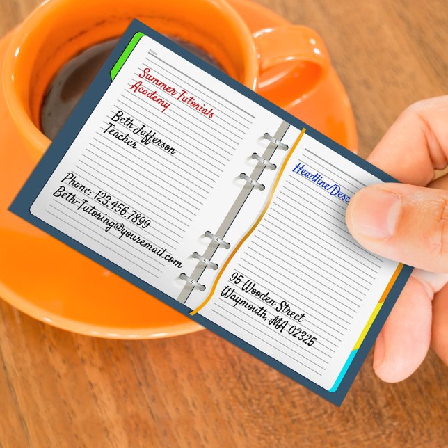 Visitenkarte für Notebooks (Von Creator hochgeladen)