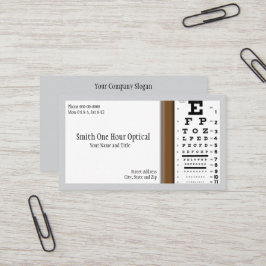 Visitenkarte für Optometristen