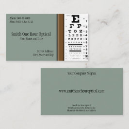 Visitenkarte für Optometristen